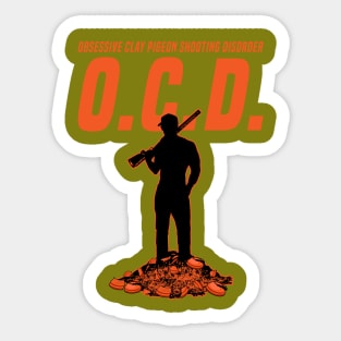 Skeet Shooting Shooter Shotgun Sticker